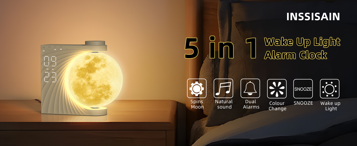 wake up light alarm clock