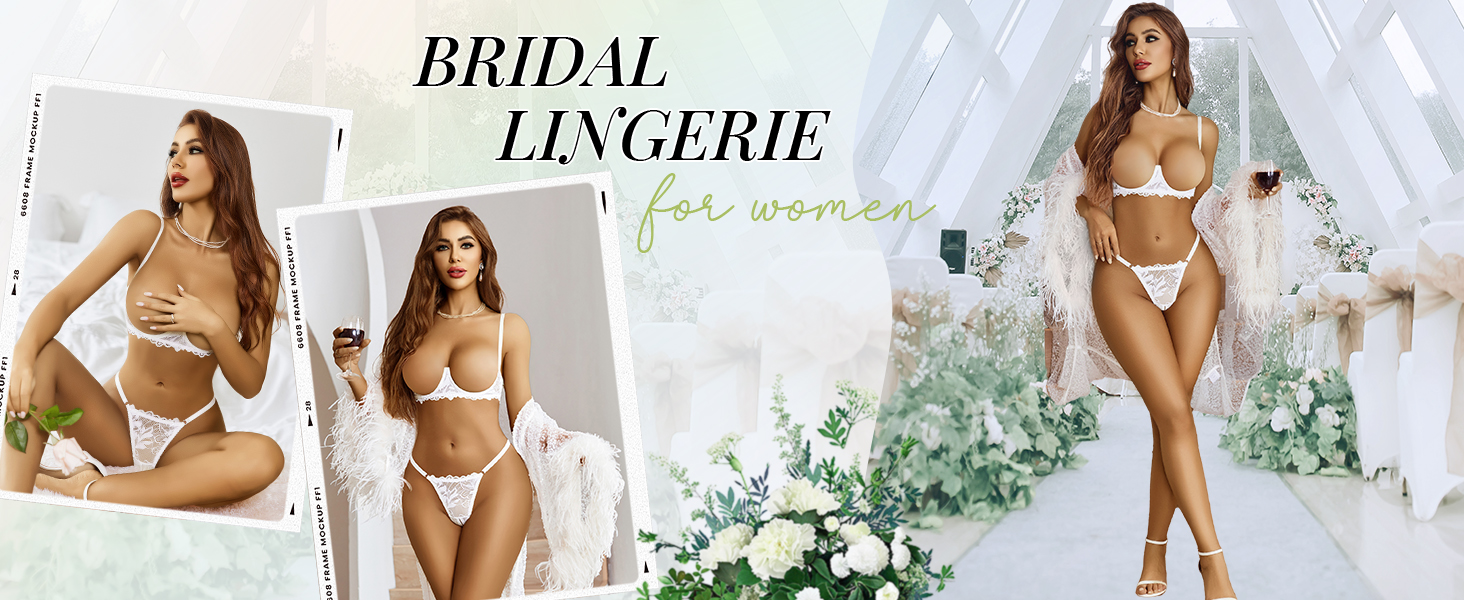 white lingerie set