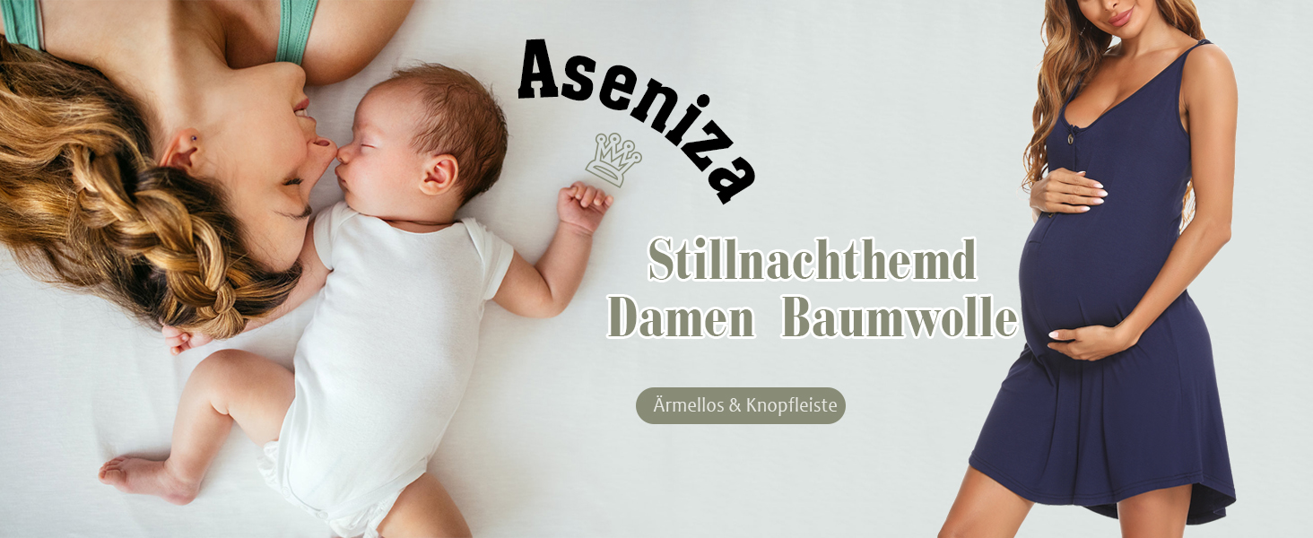 umstandskleid sommer stillnachthemd baumwolle still nachthemd damen