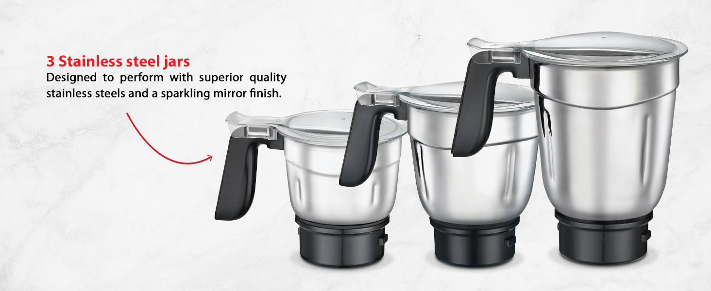 Buy Prestige Macho 1000 W Mixer Grinder, 4 Jars (1500 ml, 1300 ml, 1500