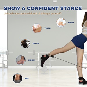 ankle resistance bands with cuffs workout bands for leg glute training kickbacks hip