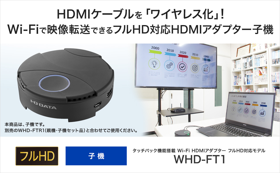 Amazon.co.jp: IODATA タッチバック機能搭載 Wi-Fi HDMI