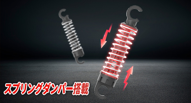 スプリングダンパー搭載