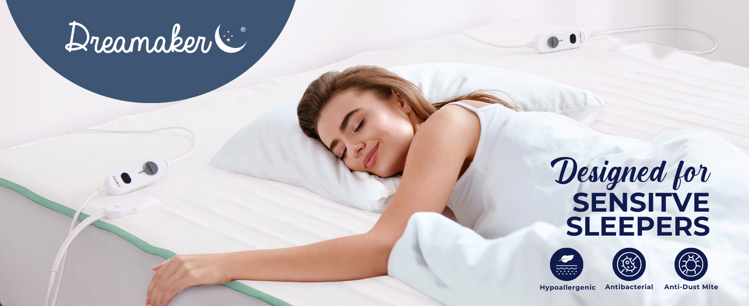 Dreamaker Allergy Sensitive Antimicrobial Hypoallergenic Fitted