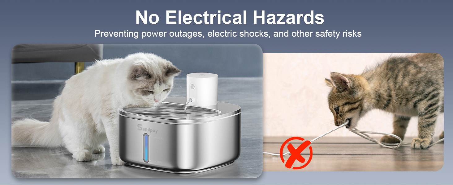 no electrical hazards