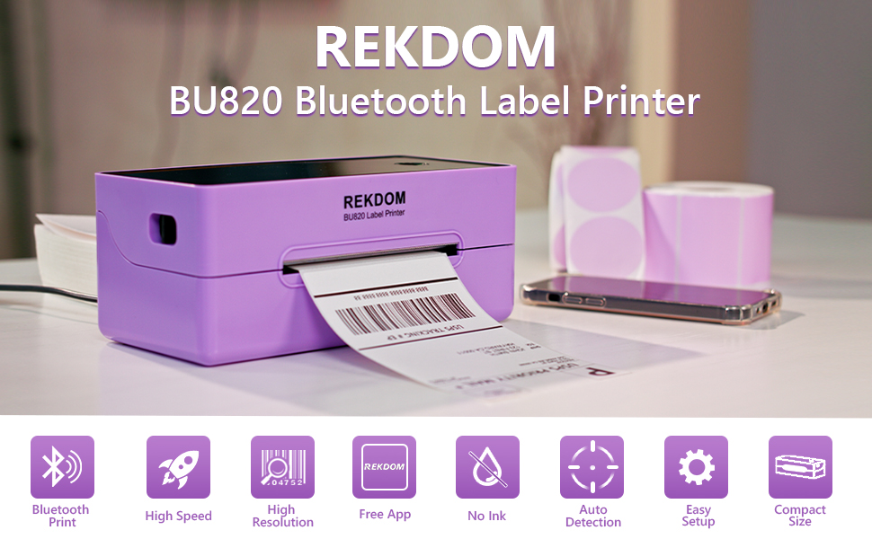 BU820 label printer 1