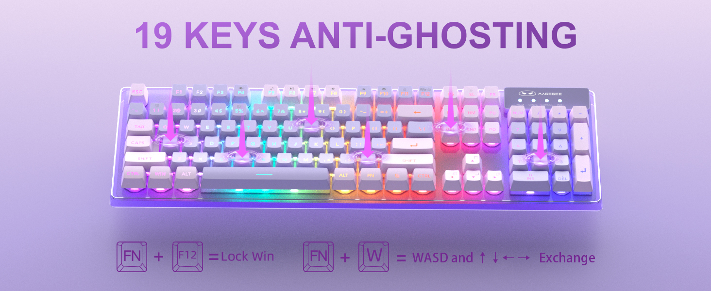 19 KEYS ANTI-GHOSTING