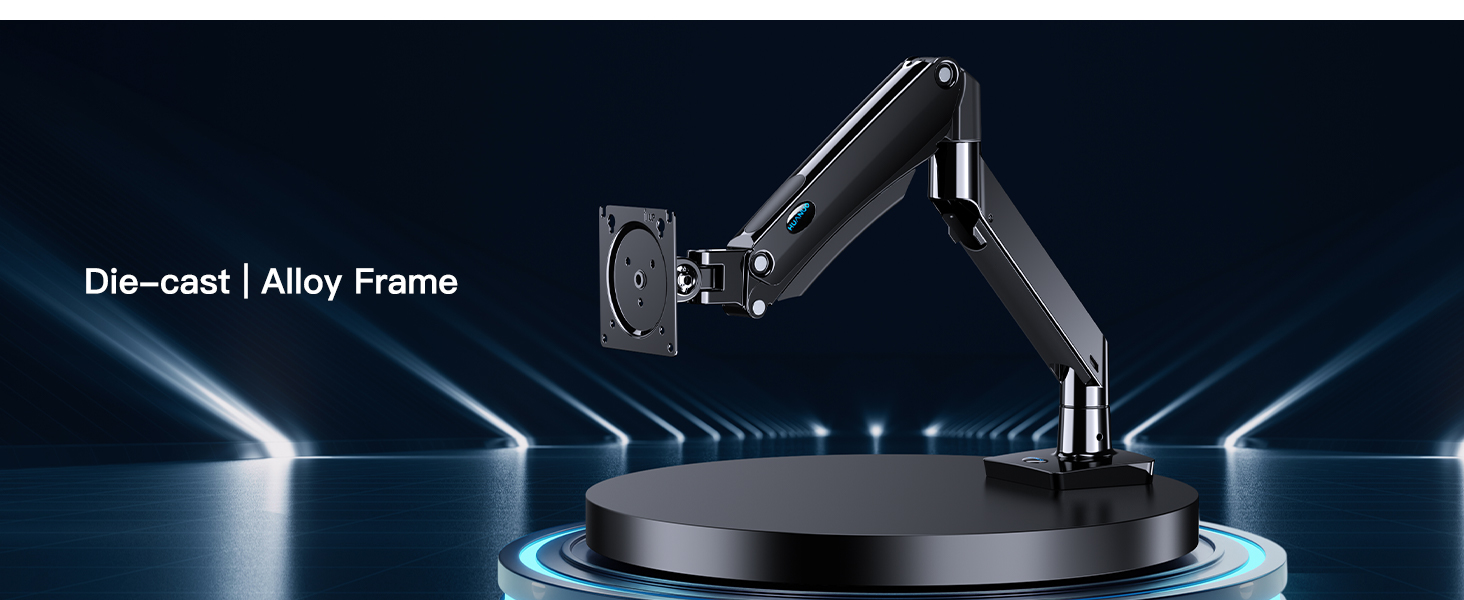 HUANUO Single Monitor Arm Desk Mount for 2235 Inch Screens, Monitor