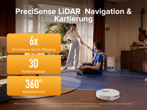 PreciSense LiDAR Navigation & Kartierung