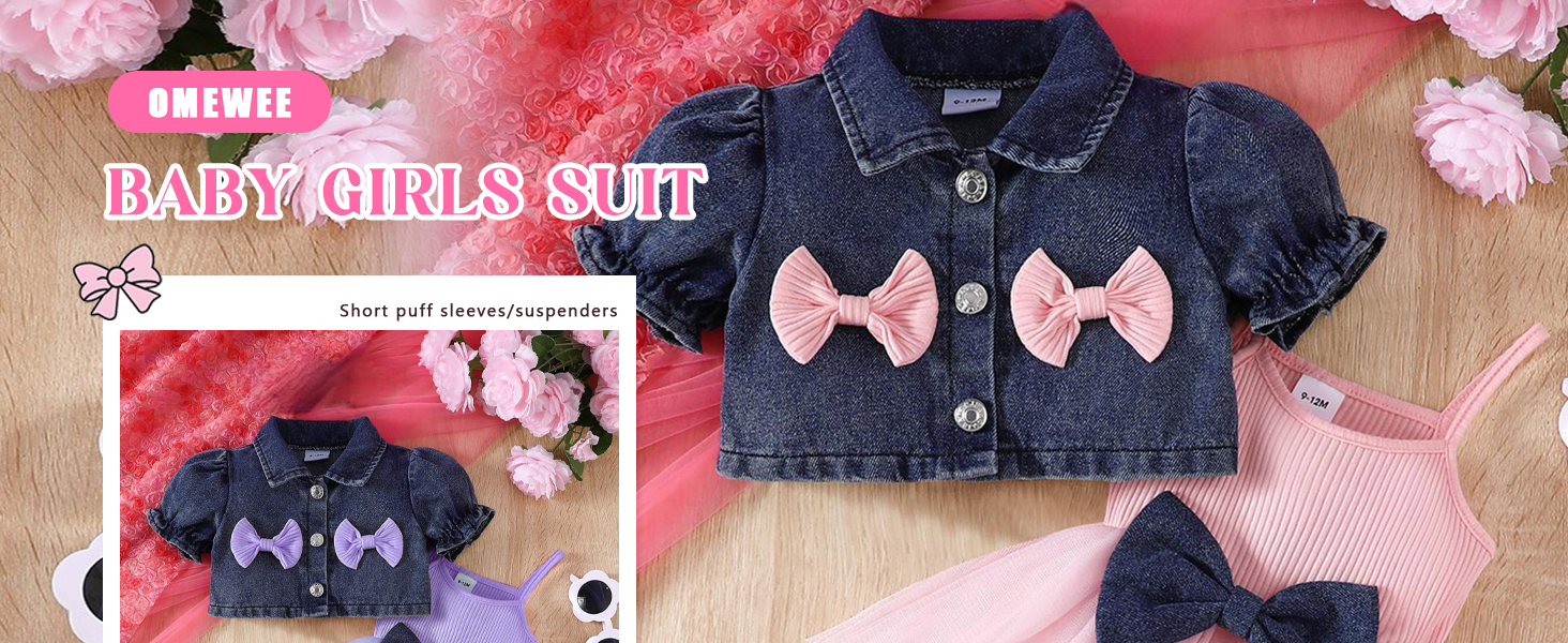 Baby Girl Dress and Cardigan Sets