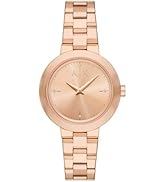 Armani Exchange Reloj Analógico para Mujeres de Cuarzo con Correa en Acero Inoxidable AX5177
