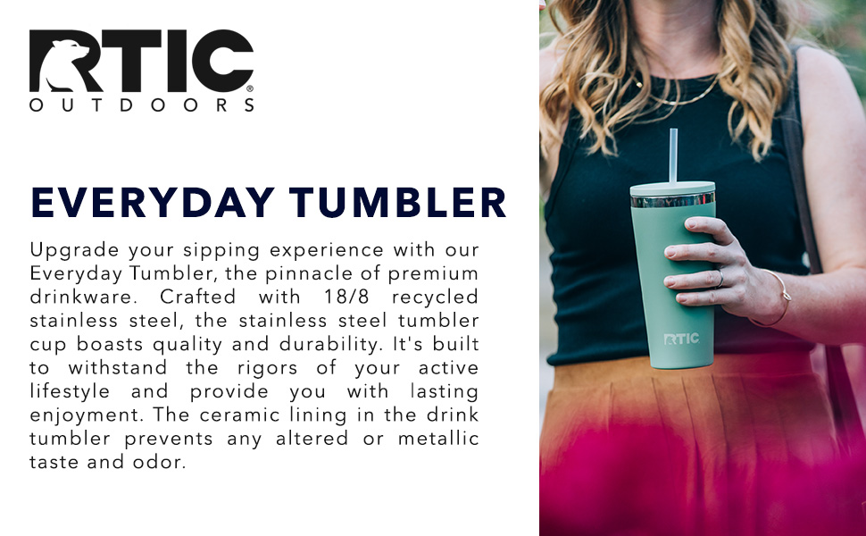 RTIC 28oz Everyday Tumbler Insulated Stainless Steel