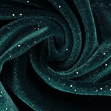 Made of soft velvet fabric.