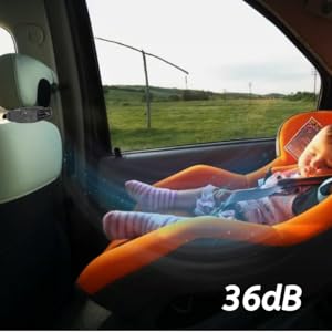 minimun 36dB noise, slient enough for baby's sleep