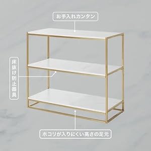 Amazon｜LOWYA ロウヤ オープンラック ラック シェルフ