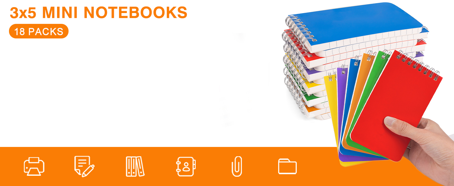 3x5 SMALL NOTEBOOKS