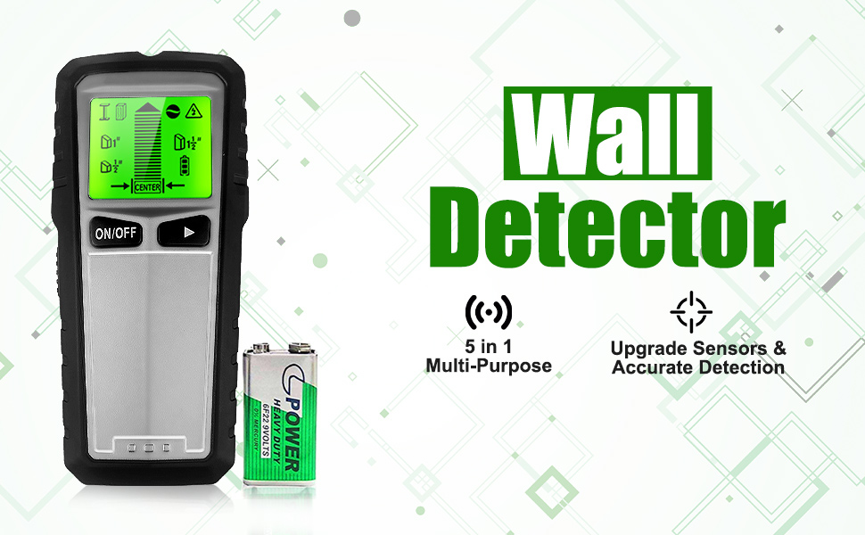 KALAHOL Stud Finder Wall Scanner 5 in 1 Electronic Stud Detector Stud