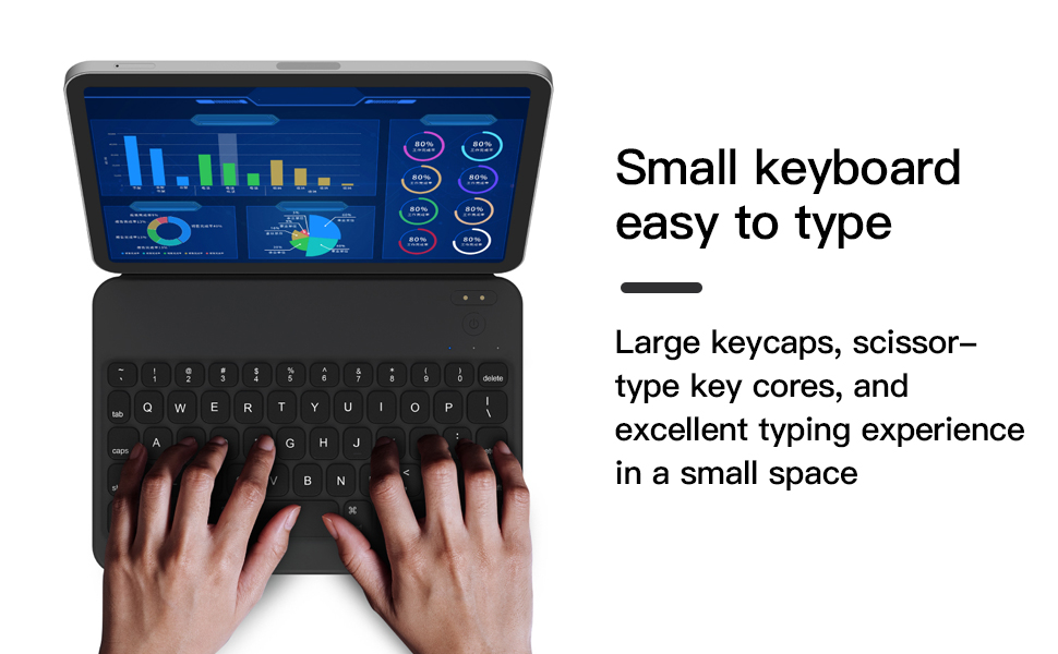 HOU iPad Mini 6 (8.3inch) Keyboard Case, Ultra Slim Wireless Keyboard