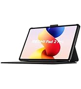 Múltiples vistas de la tableta con accesorio de funda para teclado en varias posiciones de uso, lo que demuestra la versatilidad de los ángulos de soporte.