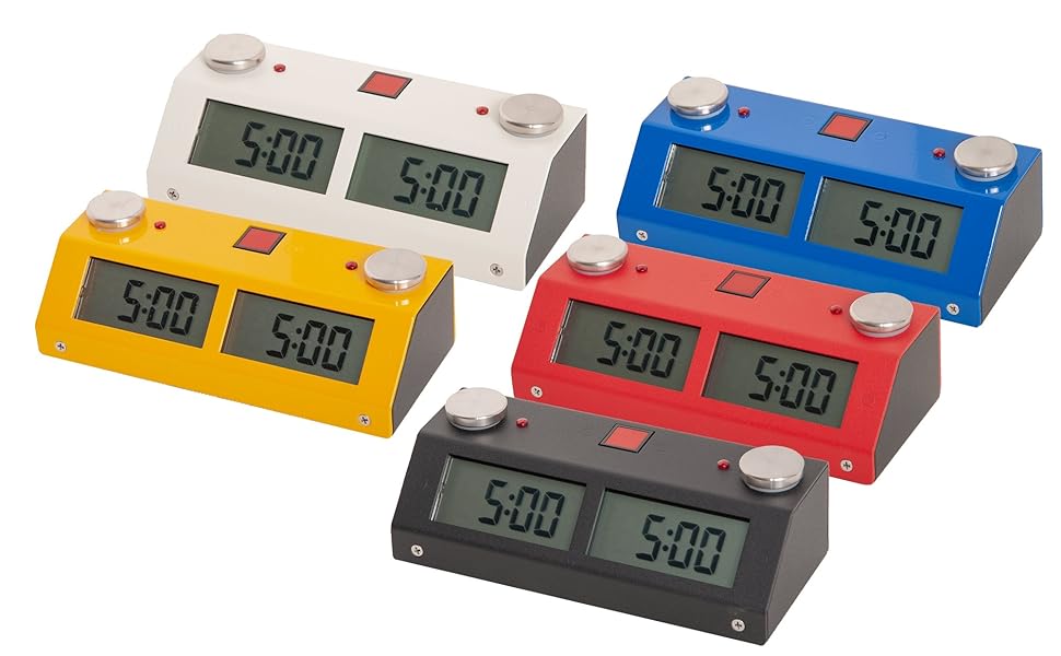 Chronos GX Digital Game Chess Clock TOUCH Black Toys