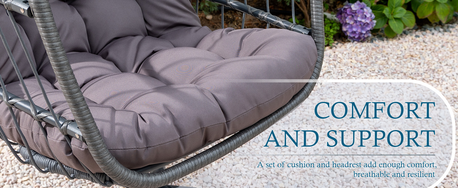 egg swing chair with stand