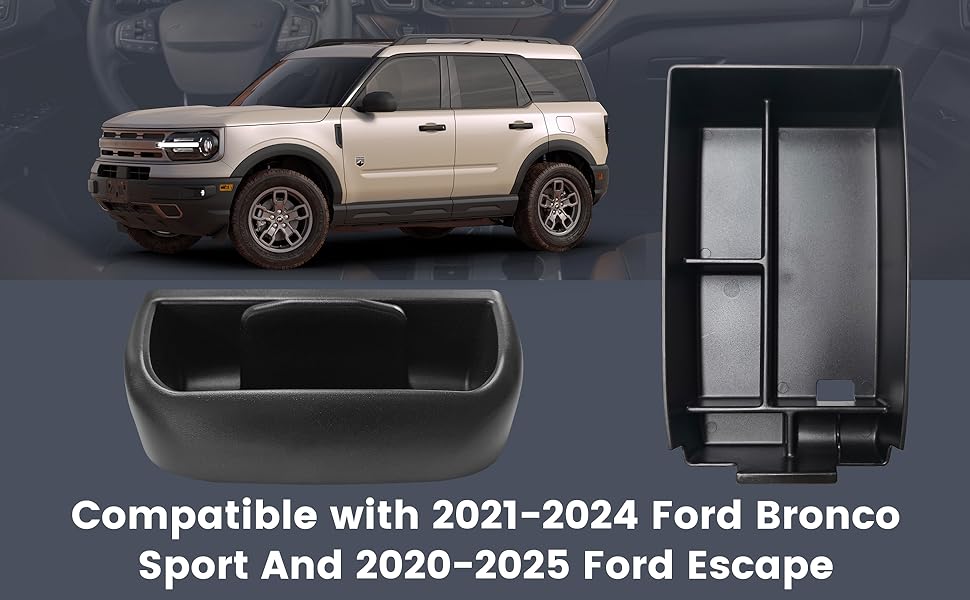 2021-2024 Bronco Sport Center Console Organizer