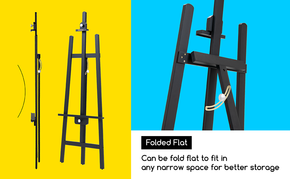 MEEDEN Wood Artist Easel for Painting Adjustable, Wood Art Easel for