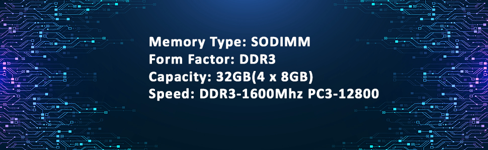 DDR3-1600 MHZ PC3 12800 SODIMM LAPTOP NEMIX RAM MEMORY UPGRADE