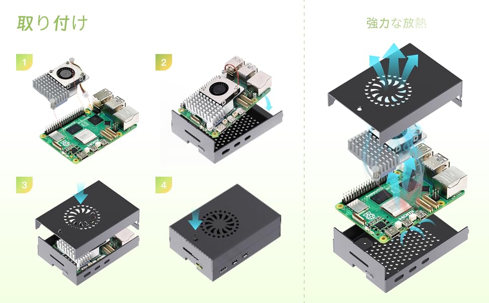 Amazon | TRASKIT Starter Kit For Raspberry Pi 5 /ラズベリー