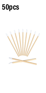 Wood lip brush
