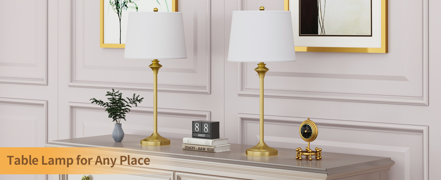 gold table lamp