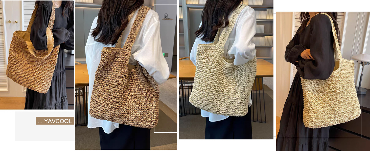straw beach bag