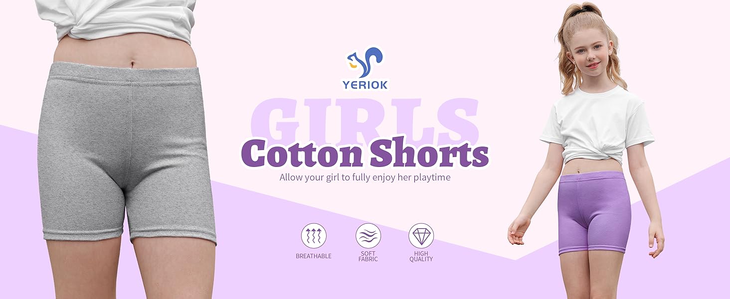 Girls Cotton Shorts