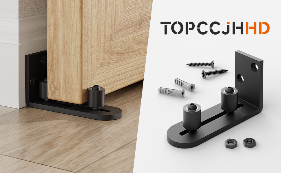 barn door floor guide