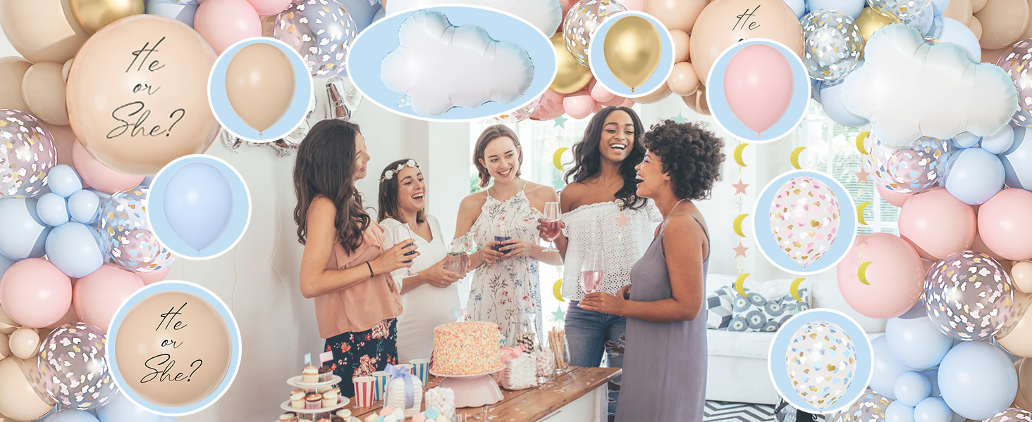 gender reveal balloon