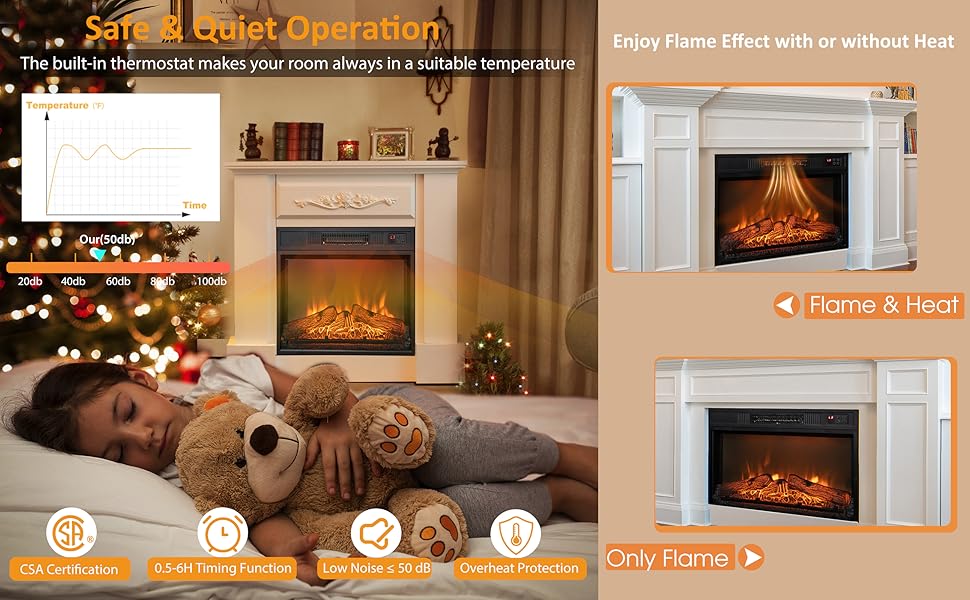 electric fireplace heater