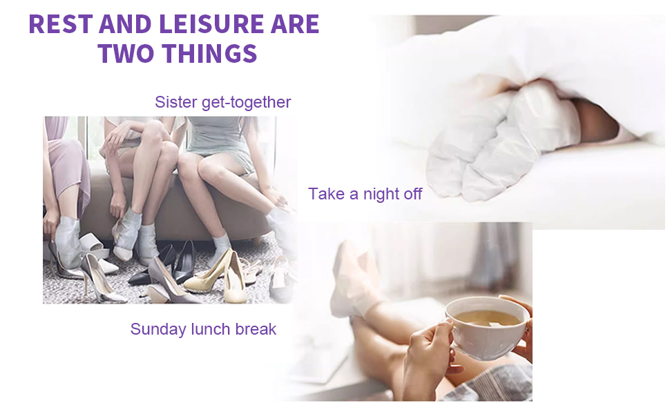 Exfoliating foot mask