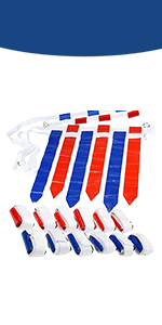 WYZworks 12 Player Adjustable Flag Football Set - Blue &amp;amp; White