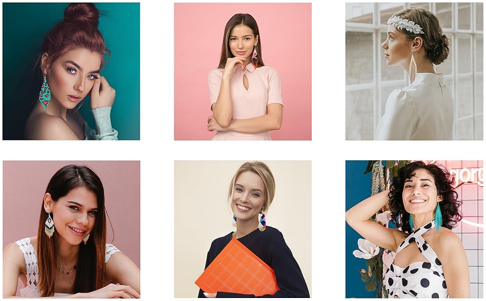 boho colorful handmade beaded tassel dangle earrings native american long fringe jewelry