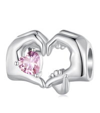 Hand-Heart charms bead for pandora beacelets