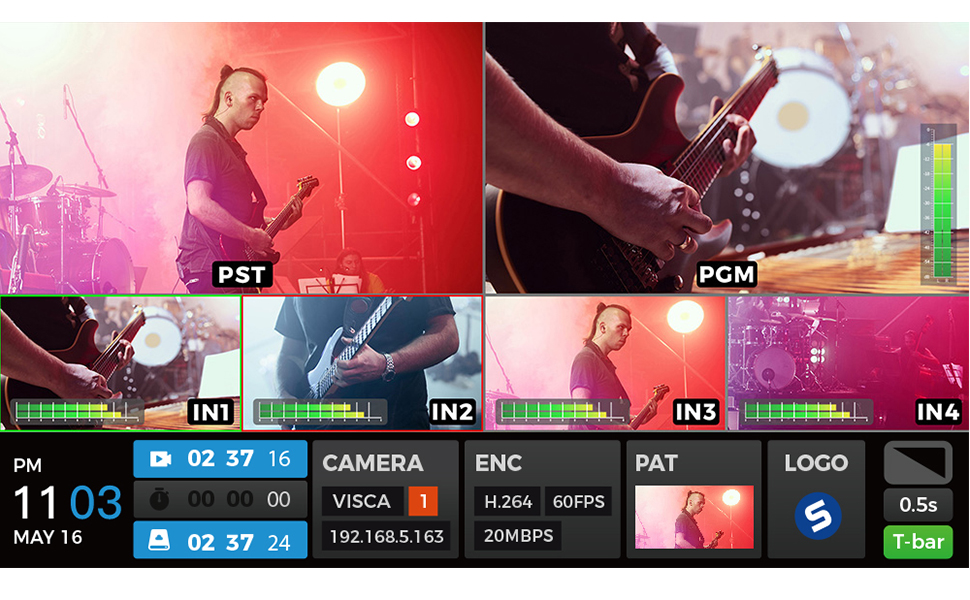 SPROLINK NeoLive R2 Plus Video Switcher for Live Streaming