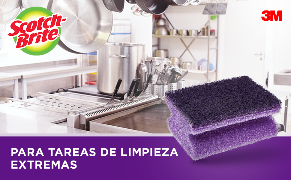 Scotch-Brite Extreme Scrub Sponge 12 pieces in pack