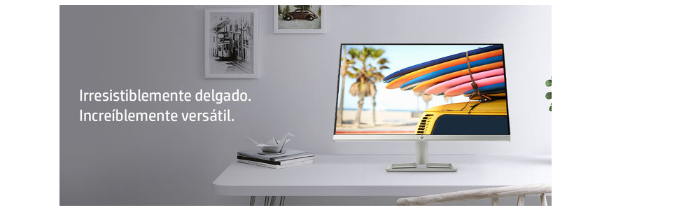 Pantalla HP 24fw de 24" con audio, FHD, 48 a 75 Hz, 60,45 cm (23,8 ...