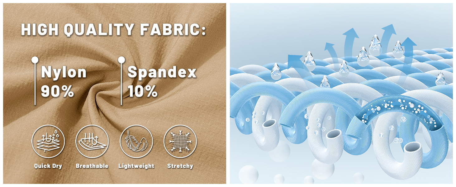 Casual Water Resistant Lightweight Fishing Tactical Shorts