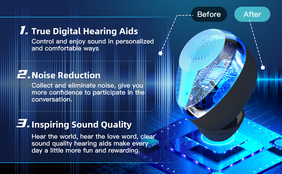 hearing aids hearing amplifier hearing aids for seniors aparatos auditivos para sordos sound