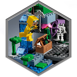 Amazon.co.jp: レゴ(LEGO) マインクラフト スケルトンの洞窟