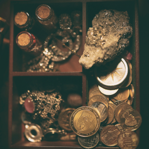 Depozitare decorativă Bijuterii Tricou Money Memorabilia Fotografie Păsări de vintage Depozitare Rustică