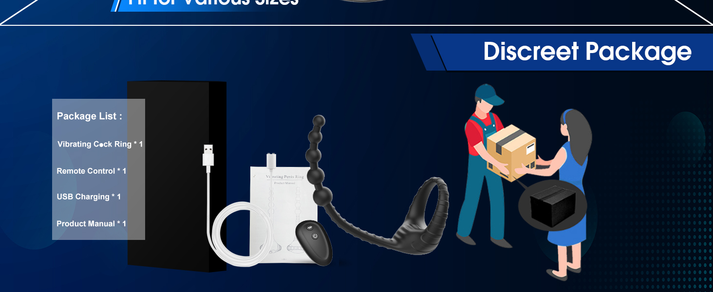 Discreet pakket anale speeltjes voor mannen Gay Play