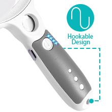 magnifying glass with light handheld