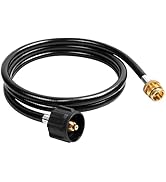SHINESTAR 6 Ft Propane Hose Connects 1LB Portable Appliance to 20lb Propane Tank for Weber Q Gril...